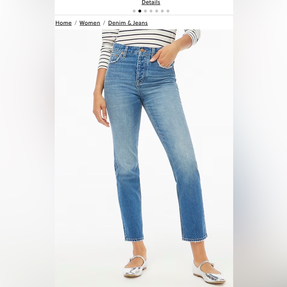 Petite Premium Edition straight jean with button fly